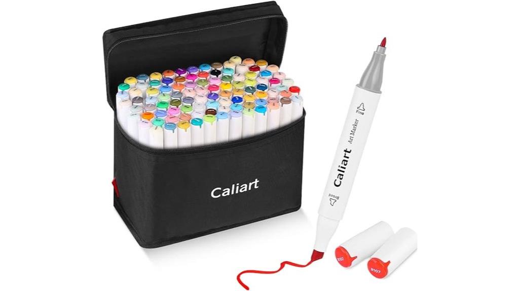 100 color marker set