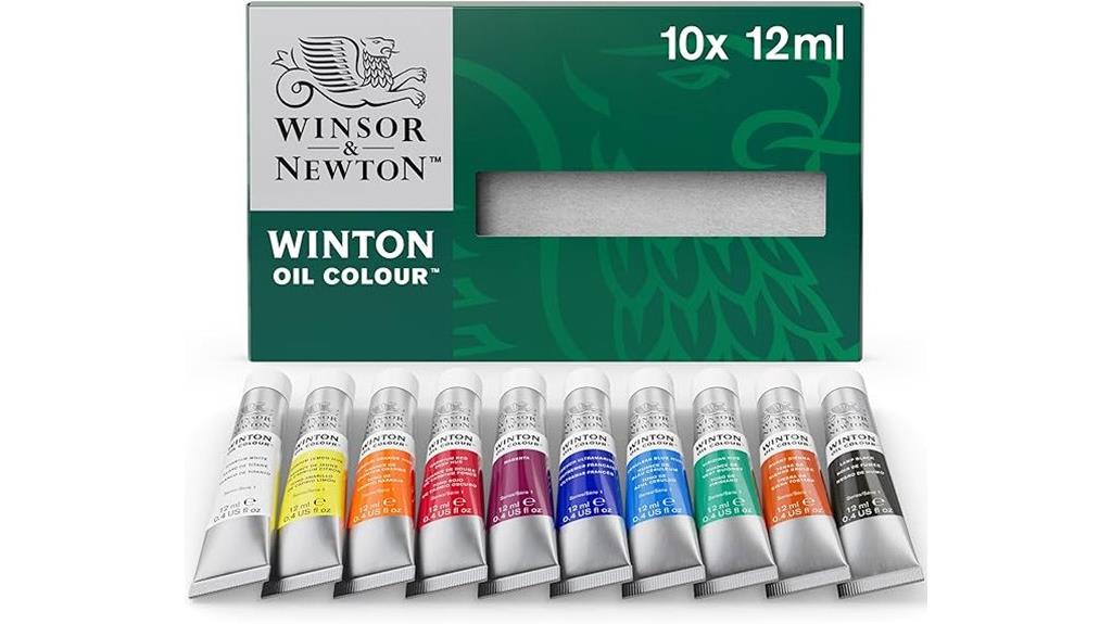 10 tubes winton oil paint