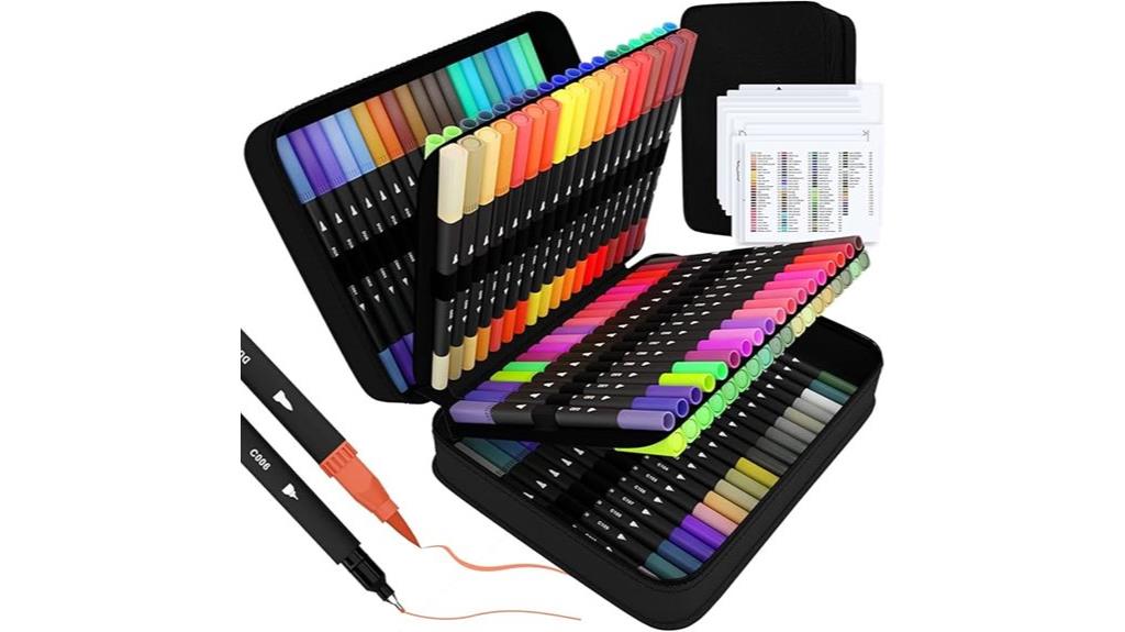 110 piece art marker set