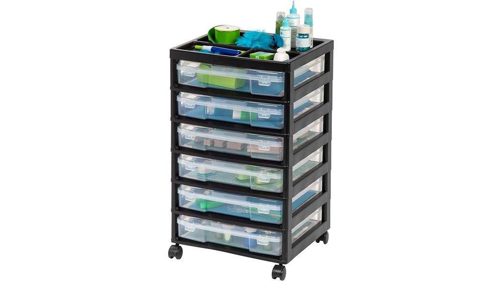 12x12 paper storage cart