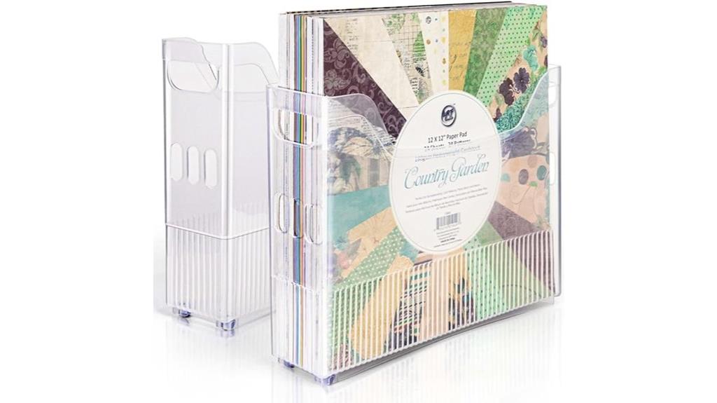 12x12 paper storage organizers