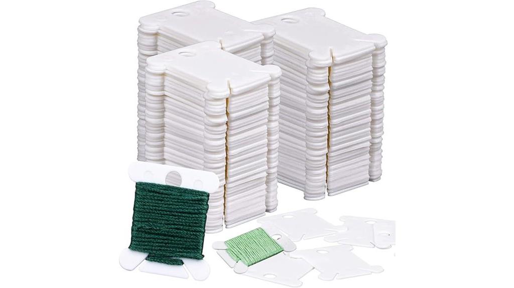 150pcs embroidery floss bobbins