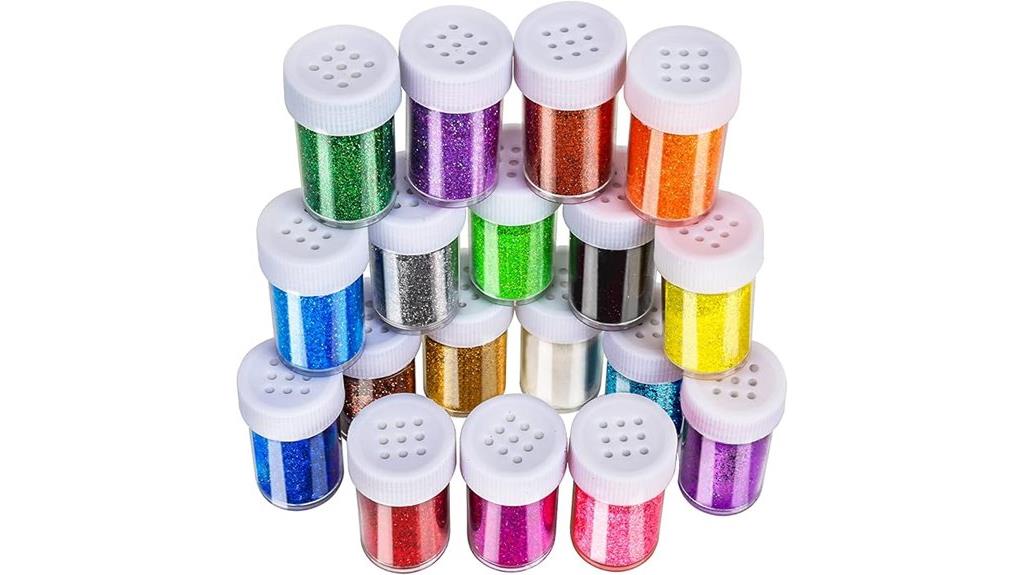 18 pack fine glitter