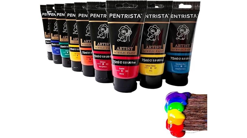 20 color heavy body paint