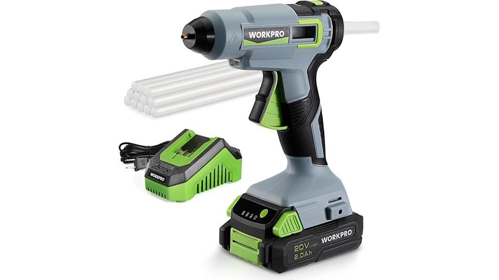 20v cordless glue gun