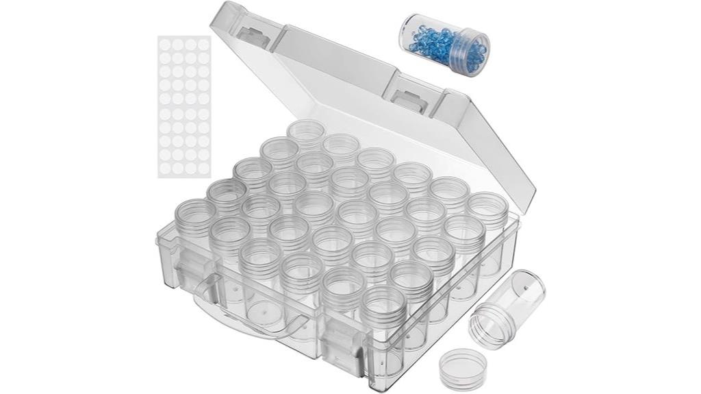 30 grid bead storage box