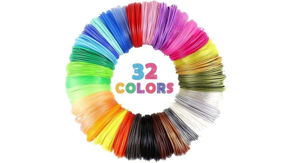 32 color 3d pen filament