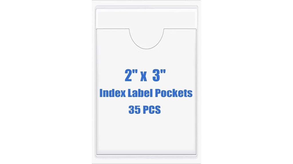35 piece card pocket set