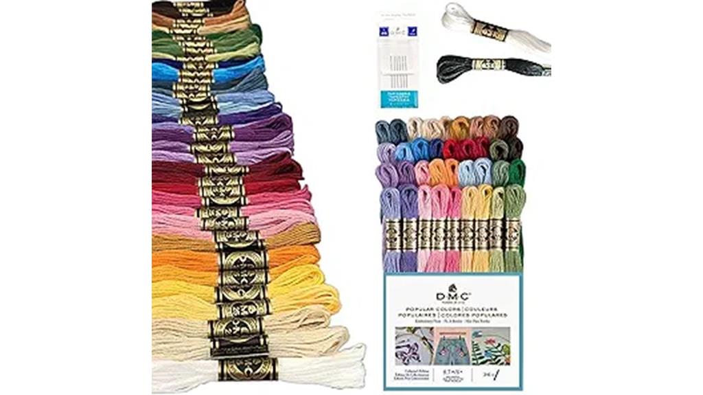 36 color embroidery floss pack