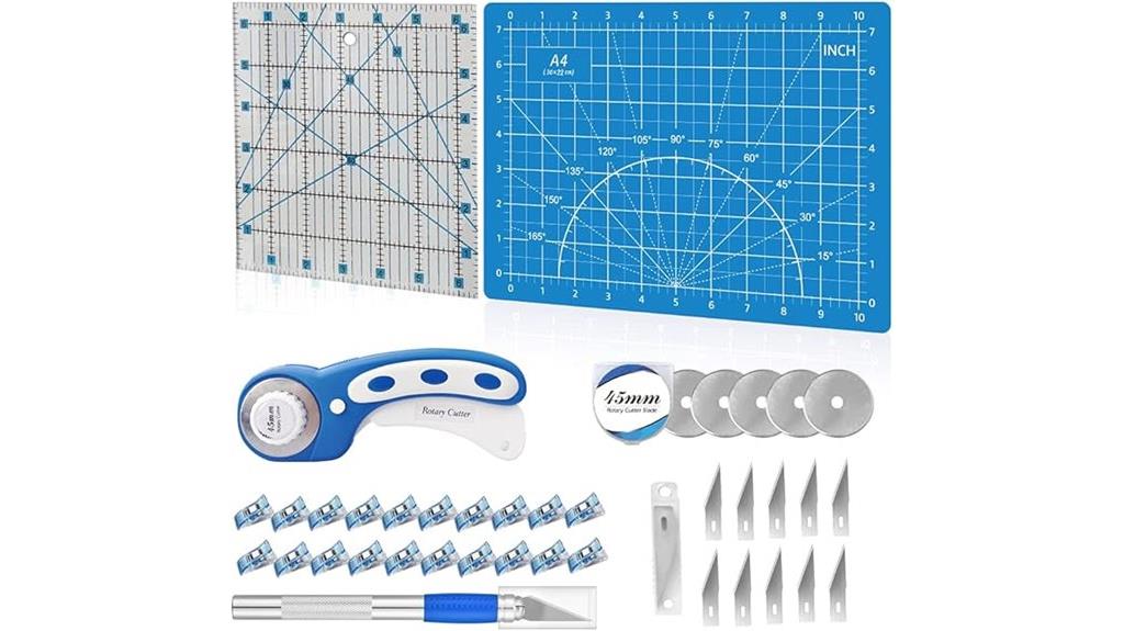 39 piece rotary quilting kit