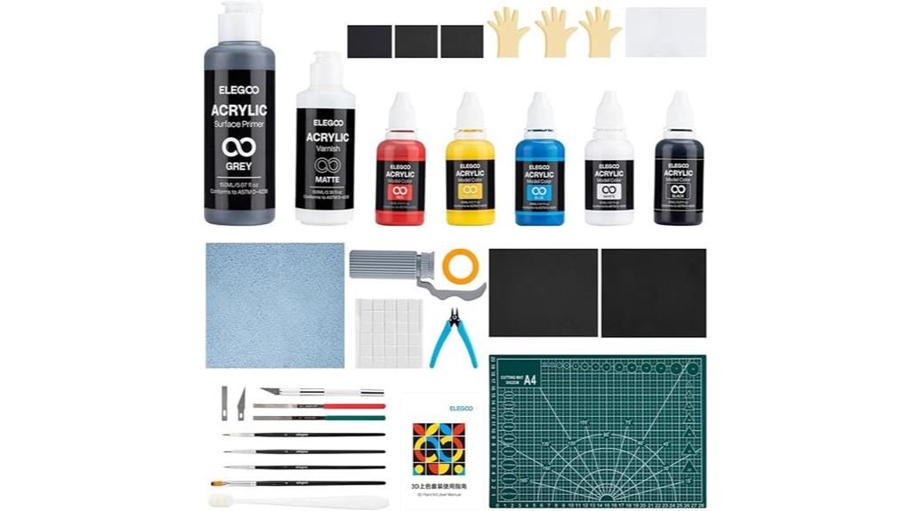 3d printing model paint kit