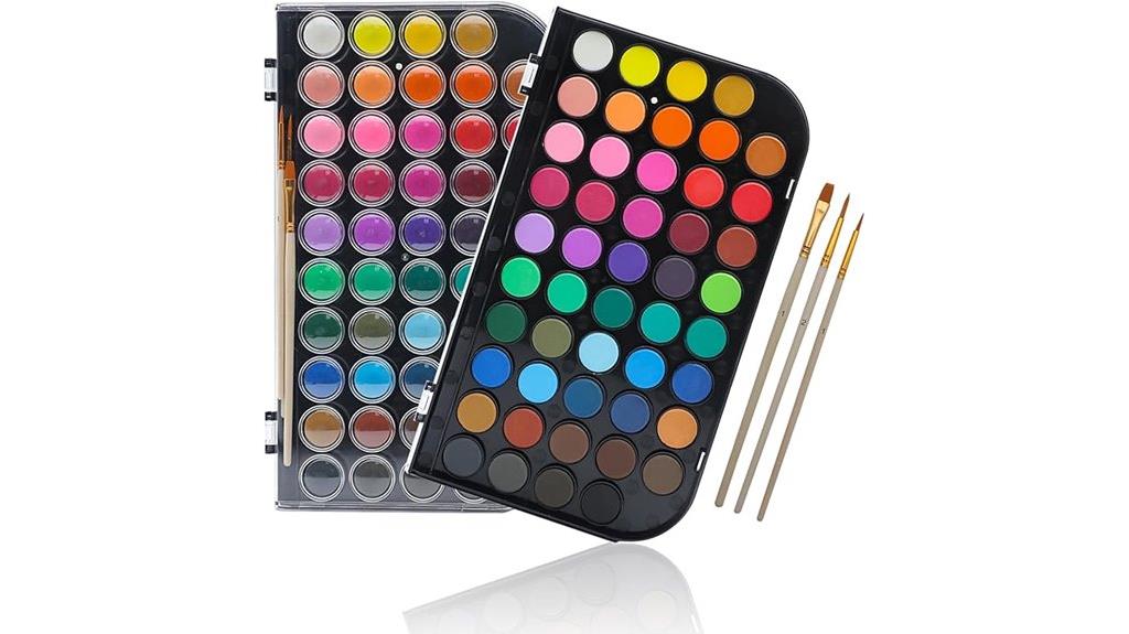 48 color watercolor set