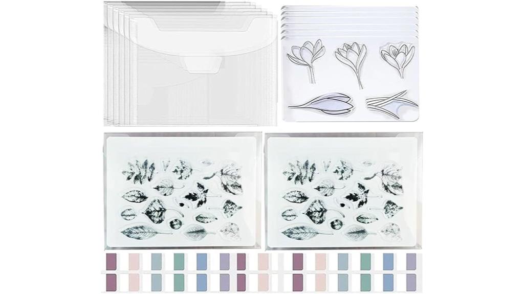 48 piece stamp storage set