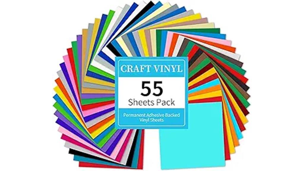 55 pack vinyl sheets
