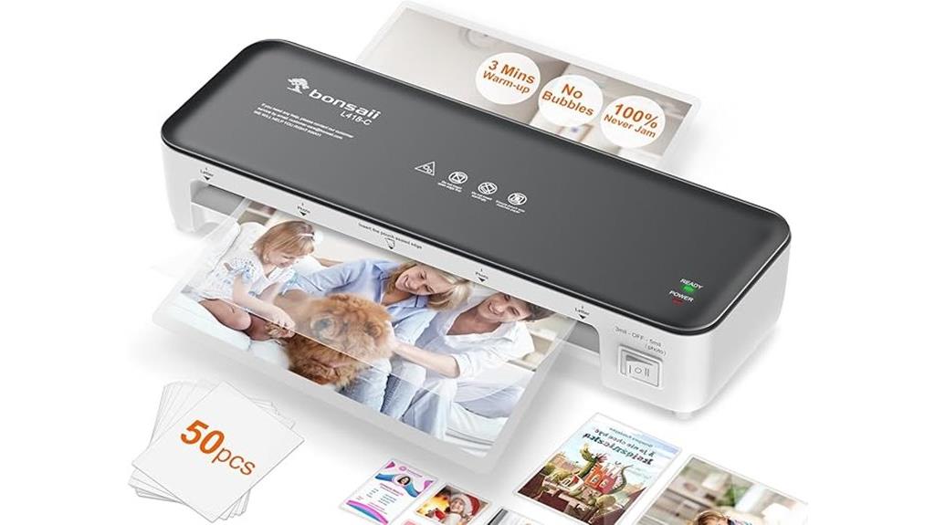 9 inch laminator 50 sheets