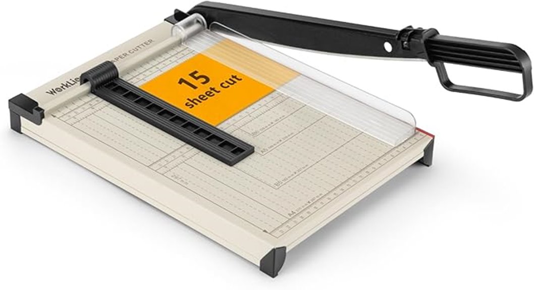 a4 guillotine with safety