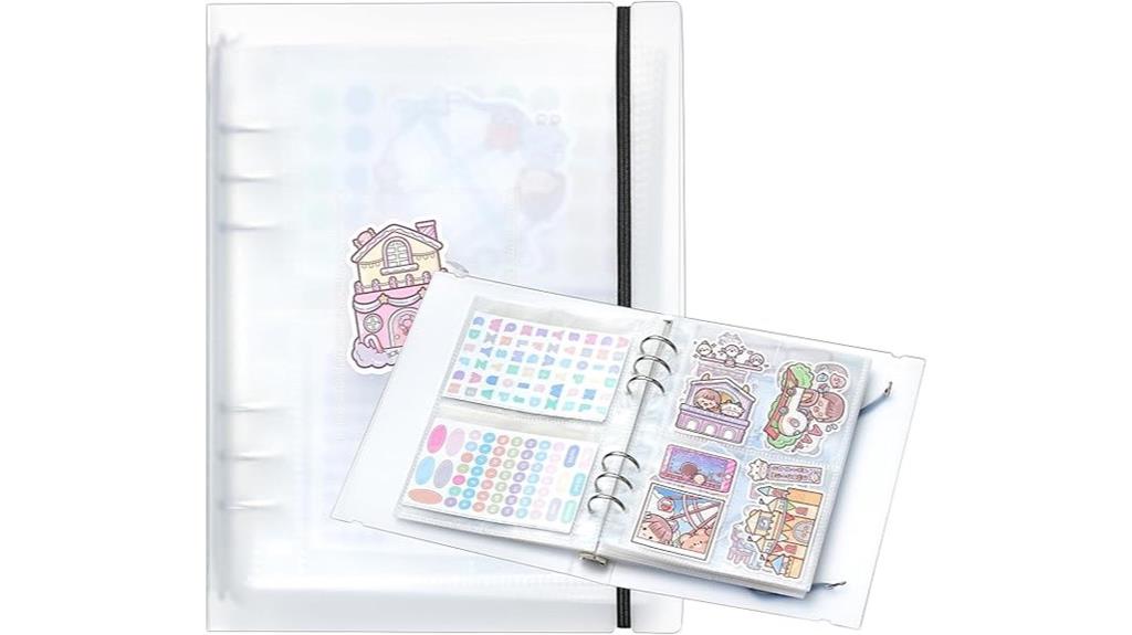 a5 sticker album organizer