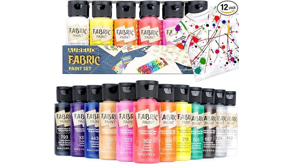 acrylic paint set 12 colors