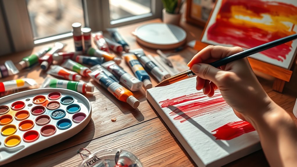 acrylic painting beginner guide