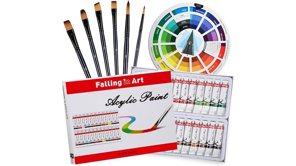 acrylic painting kit included