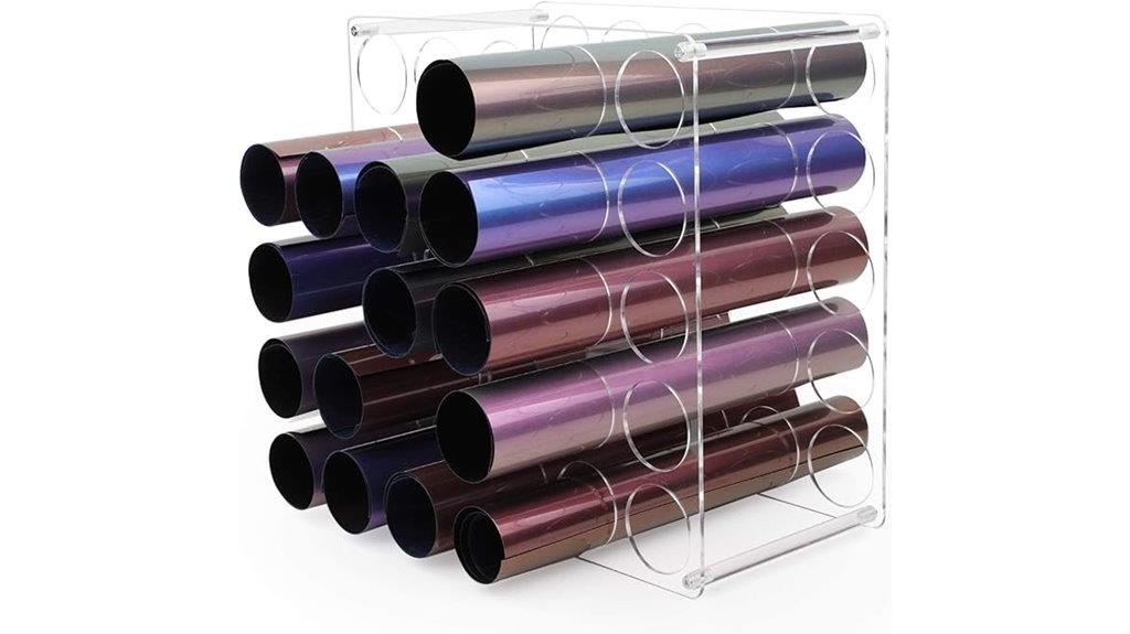 acrylic vinyl rack organizer