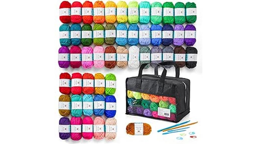 acrylic yarn kit set