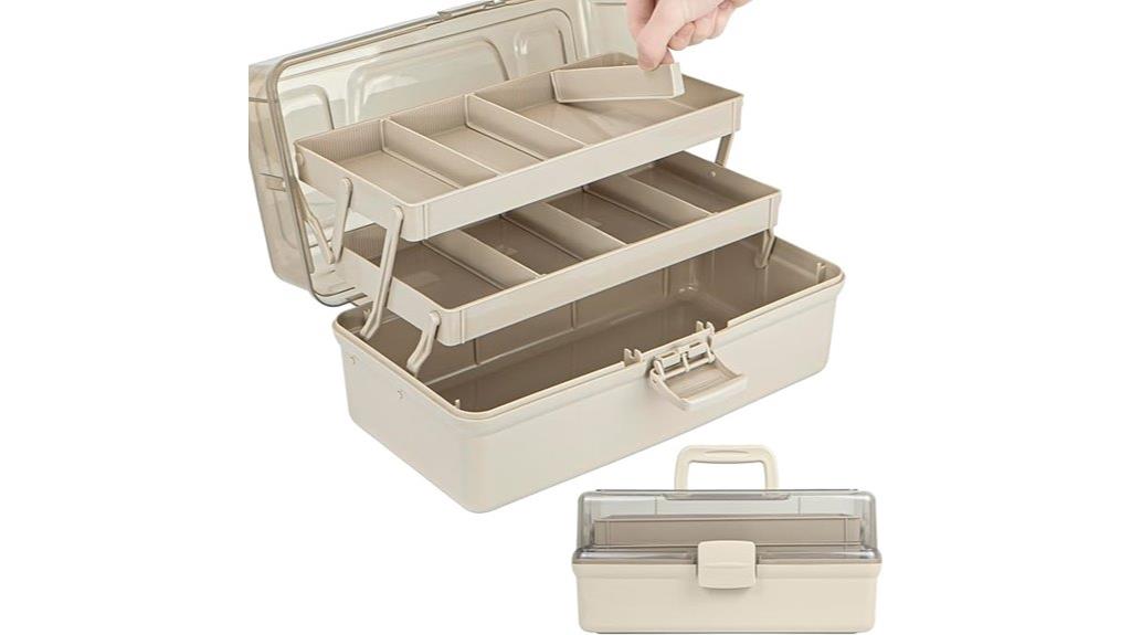 adjustable 12 5 inch craft organizer