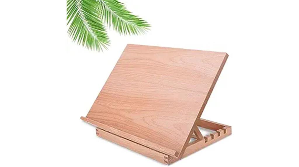 adjustable angle painting easel