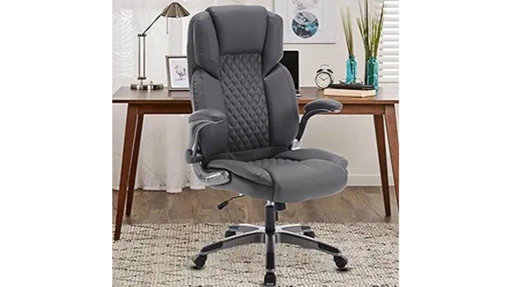 adjustable armrest office chair