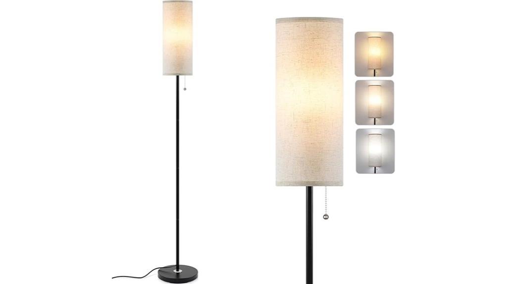 adjustable color temperature floor lamp