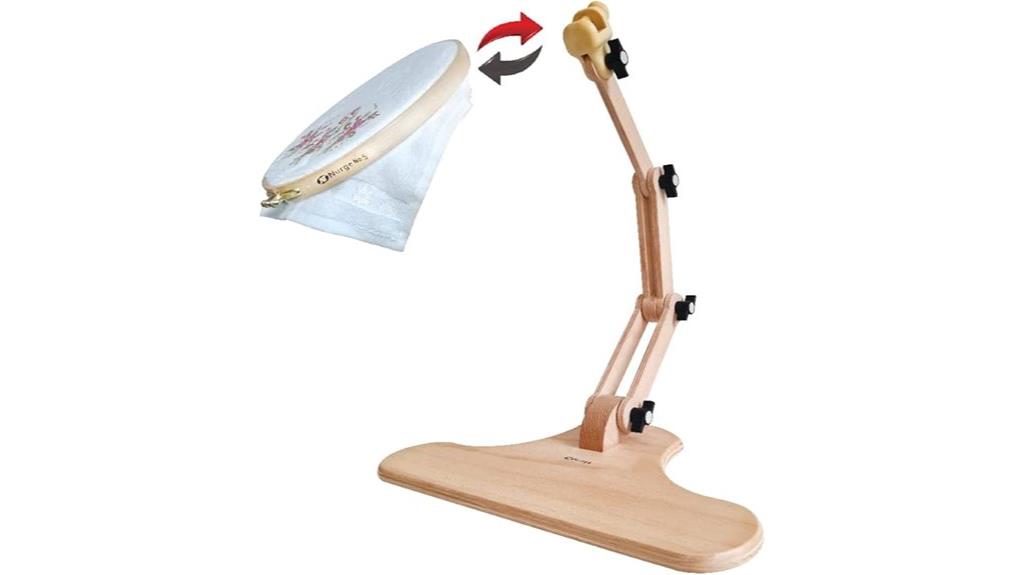 adjustable embroidery table stand