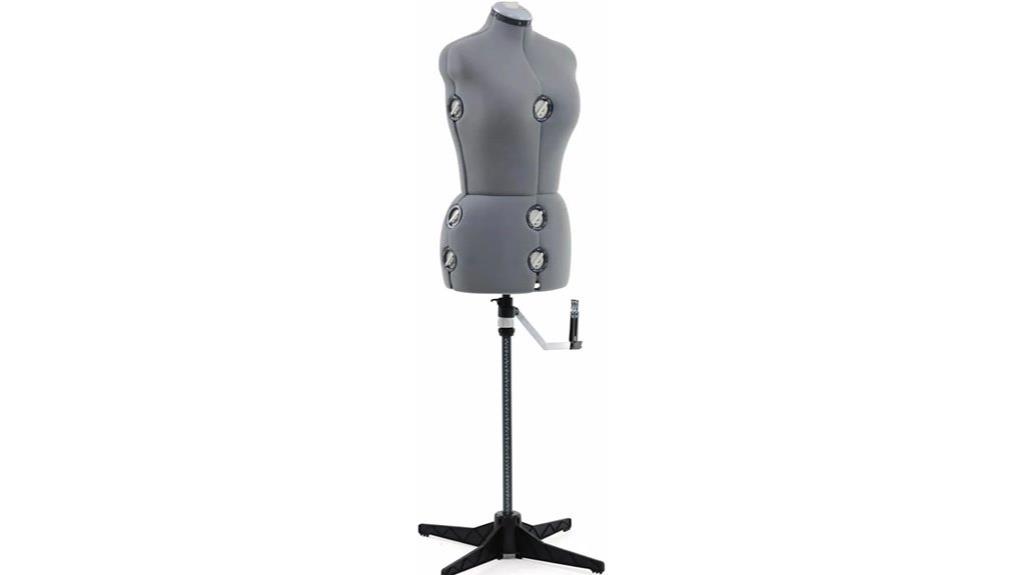 adjustable female dress form