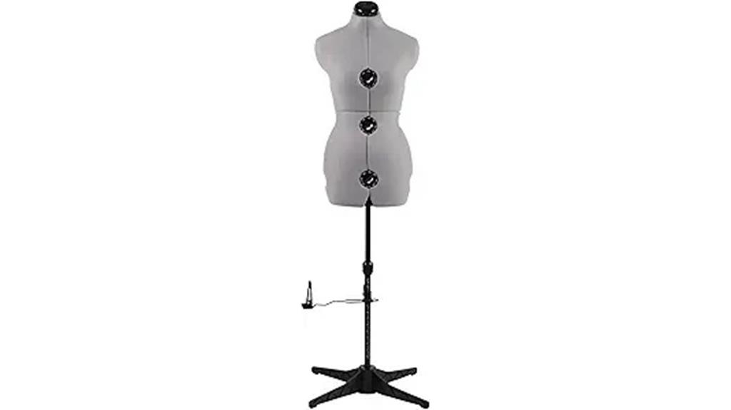 adjustable female sewing mannequin