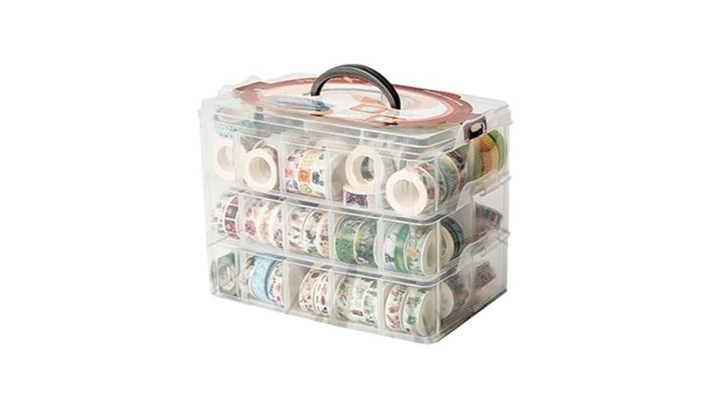 adjustable washi tape storage