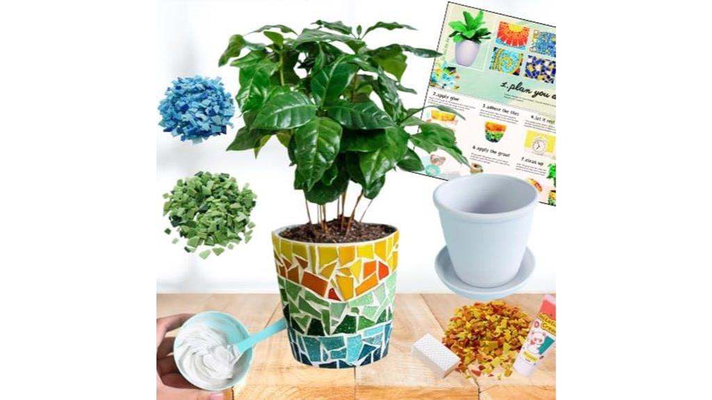 adult mosaic puzzle craft