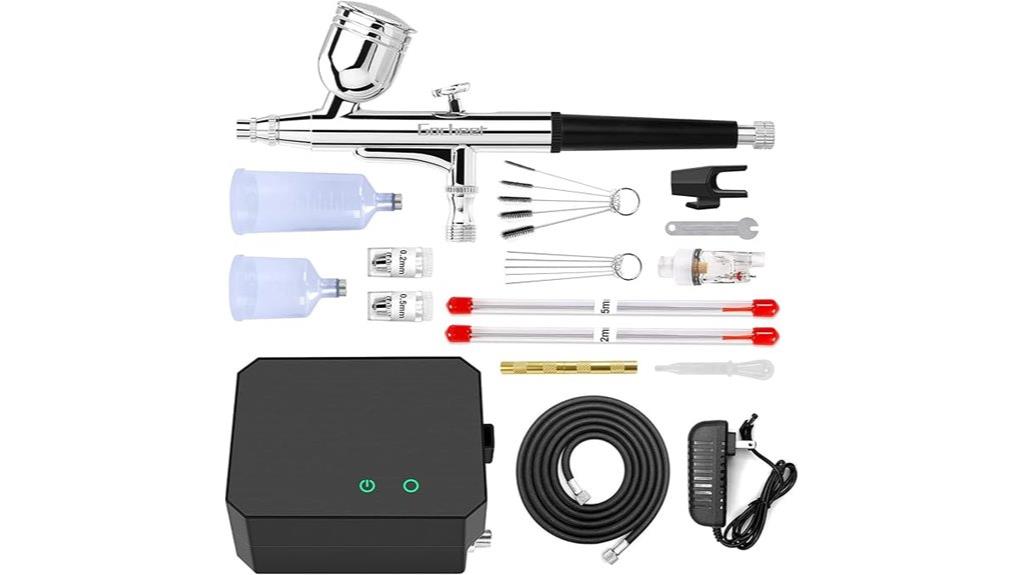 airbrush kit with compressor
