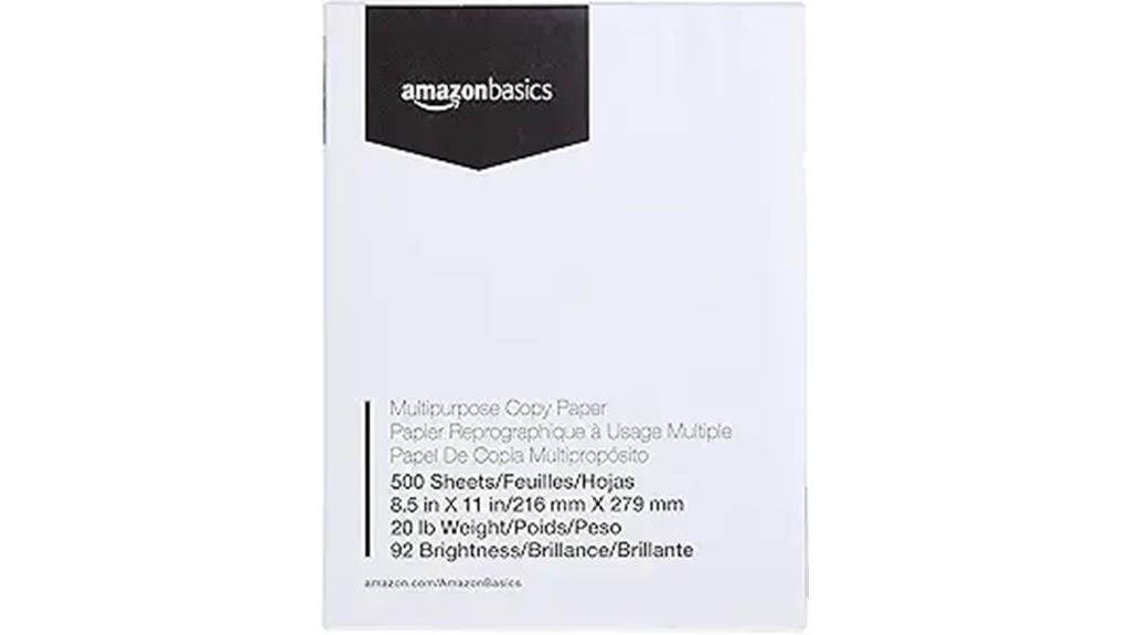amazon basic copy paper