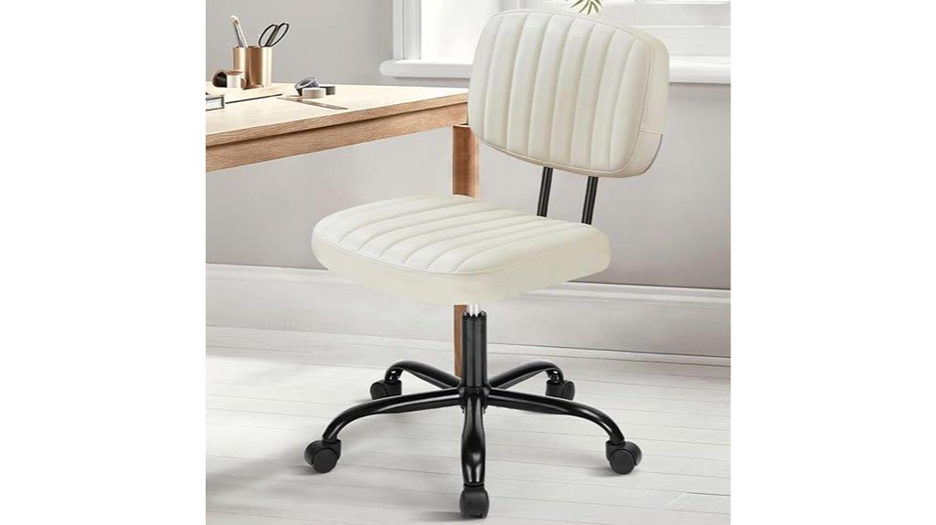 armless lumbar swivel chair