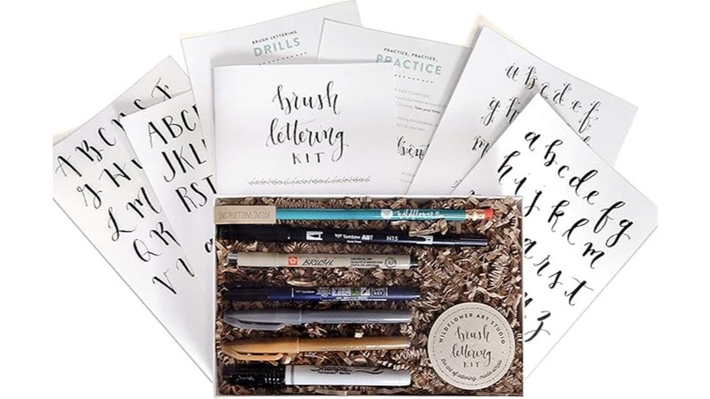 art studio brush lettering