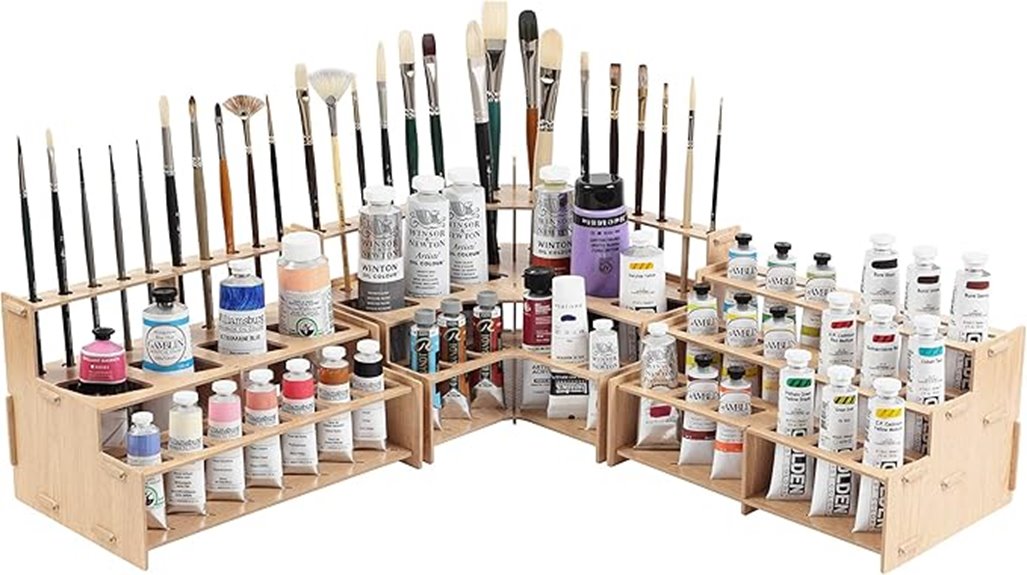 art supplies storage set