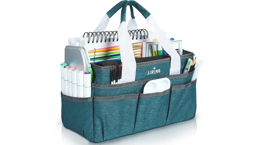art supplies storage tote