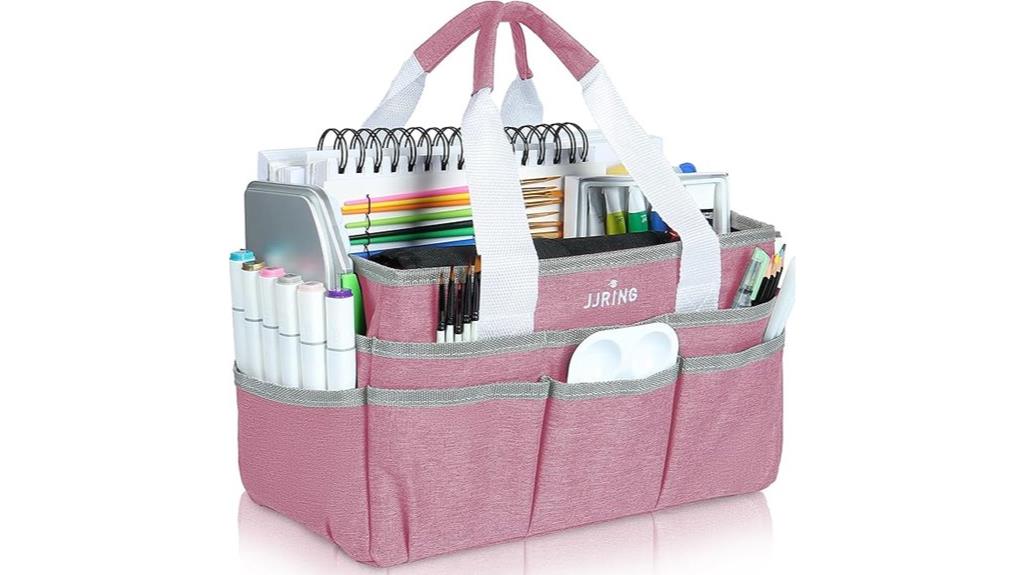 art supplies tote bag
