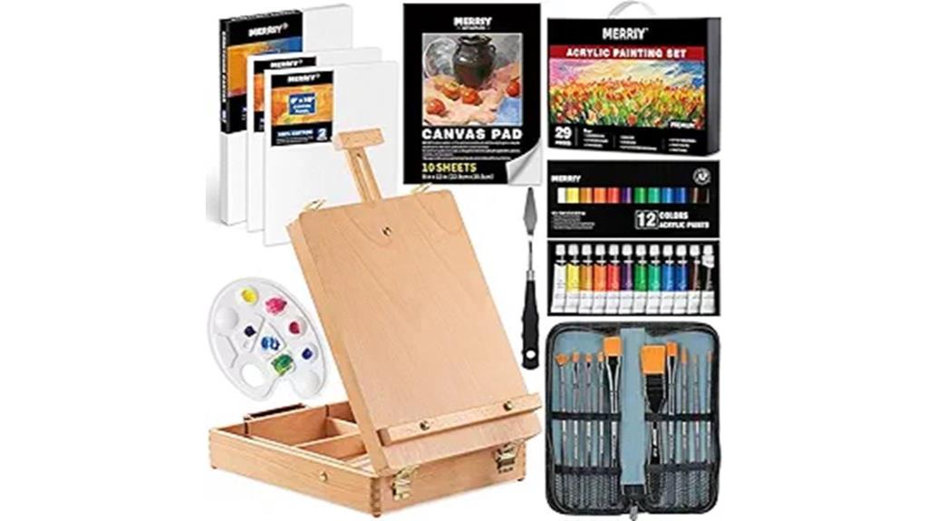 artist acrylic paint set