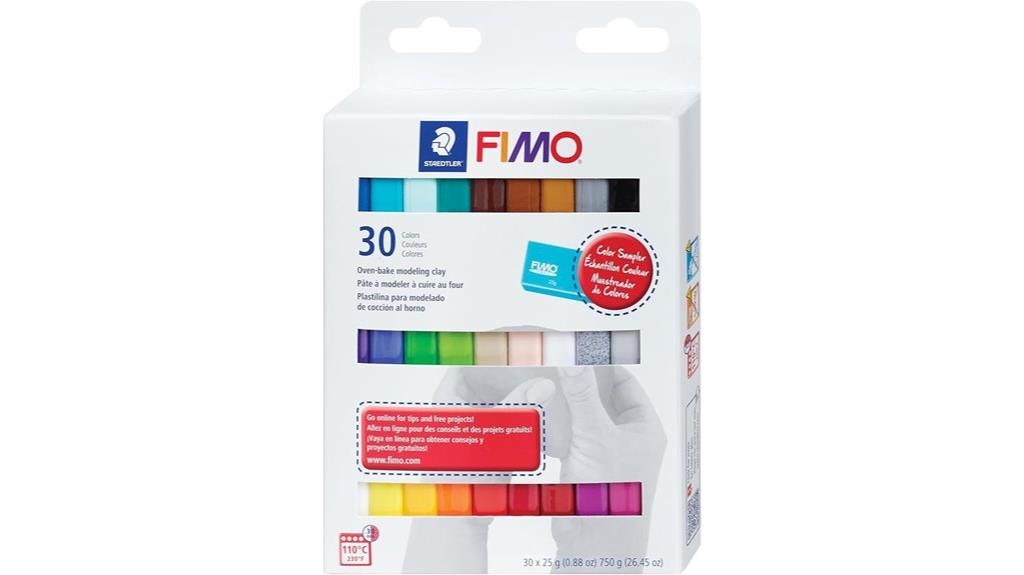assorted color polymer clay