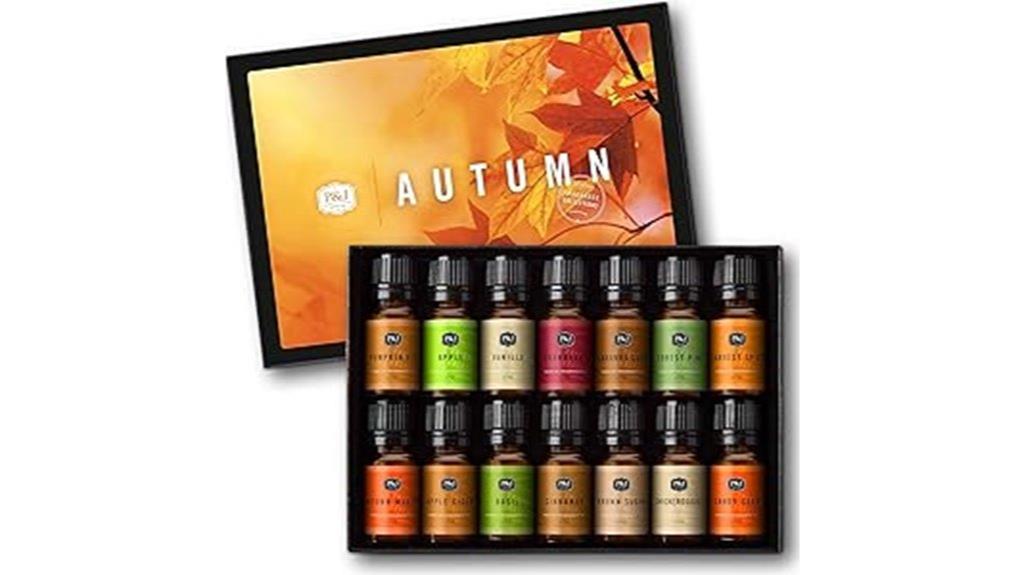 autumn fragrance oil set