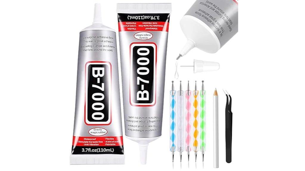b7000 glue with rhinestones
