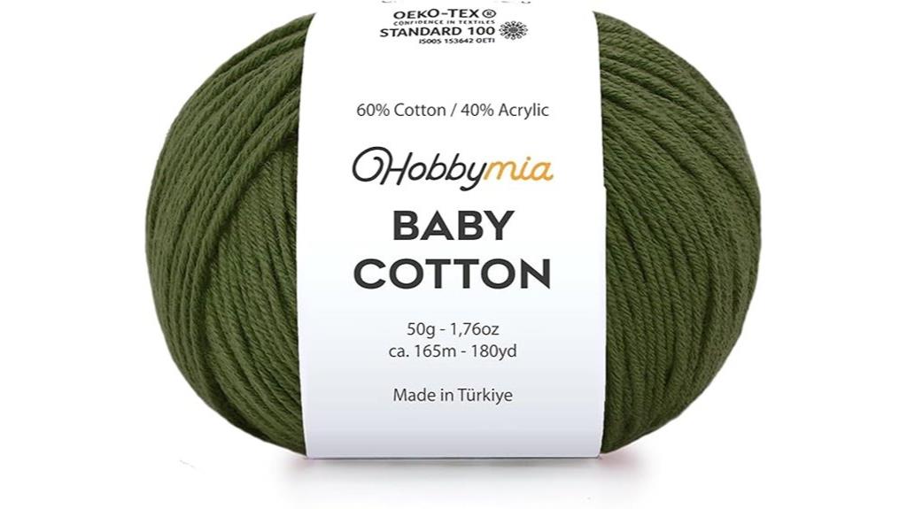 baby cotton yarn pack