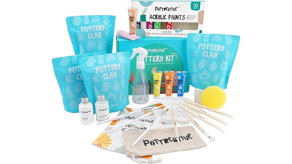 beginner air dry clay kit