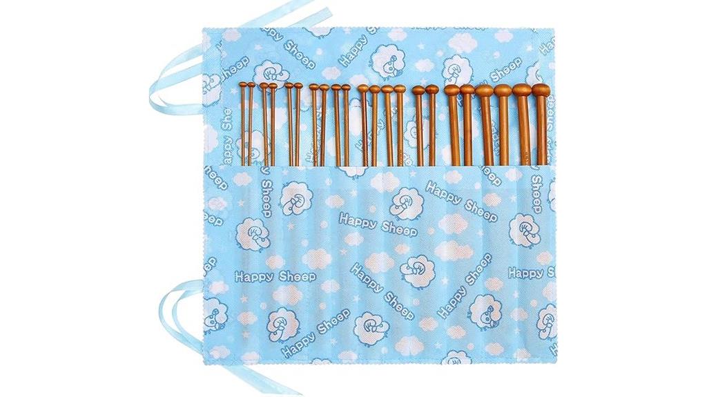 beginner bamboo knitting set