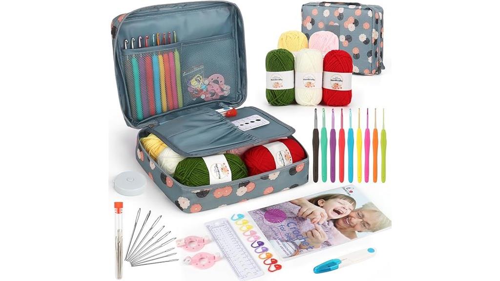 beginner crochet kit included